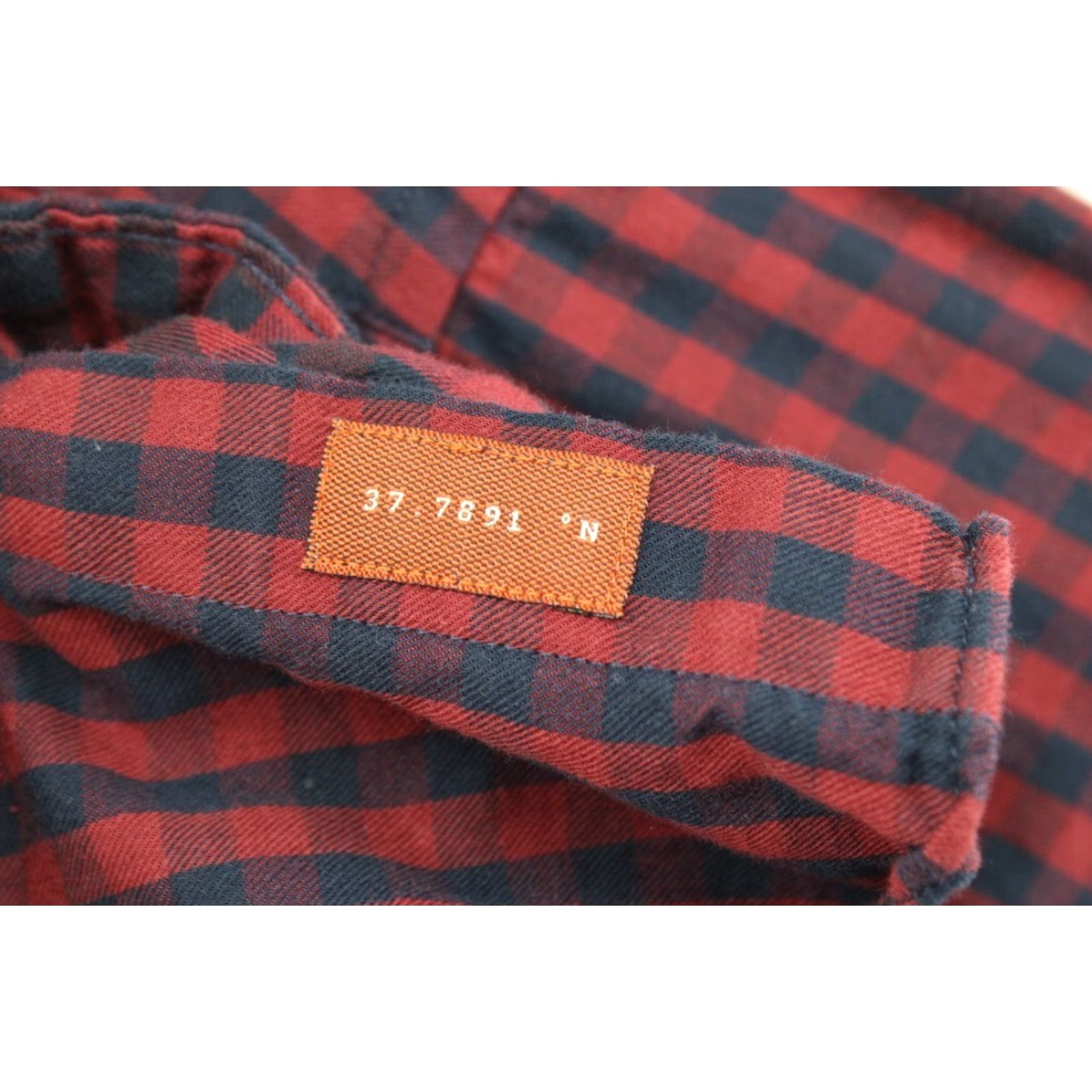 Vintage Red Ale Shirt Men's XL Tall Red Black Check Band Collar Preppy Work Office Size US XL / EU 56 / 4 - 6 Thumbnail