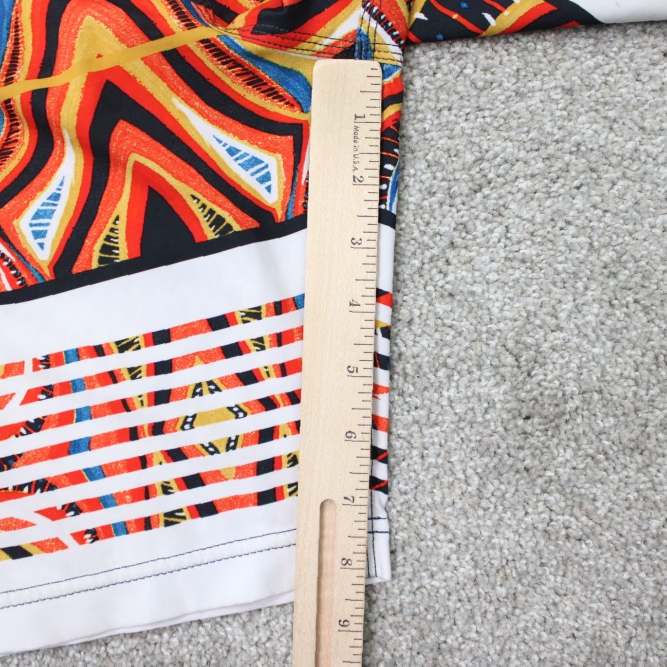 Vissla VISSLA Board Shorts Mens 28 Orange Blue Swim Trunks Stretch Pockets Floral Beach 90s? Size ONE SIZE - 5 Thumbnail