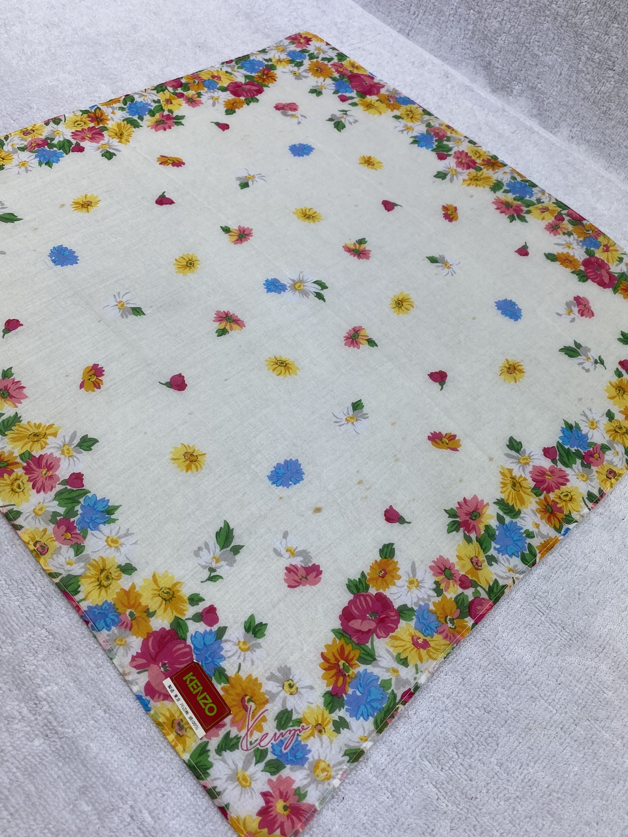 Kenzo × Vintage Kenzo Handkerchief / Bandana / Neckerchief Size ONE SIZE - 4 Thumbnail