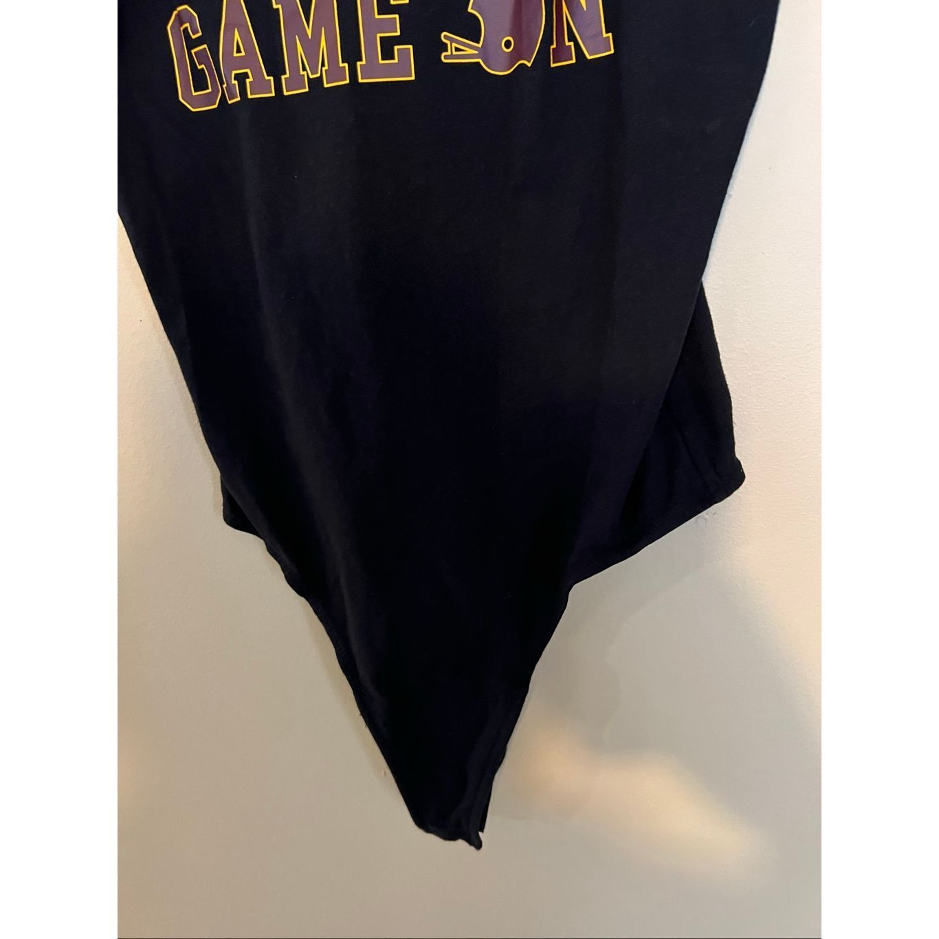 Pink PINK By Victoria’s Secret Black Game On Bodysuit Woman’s Siz Size L / US 10 / IT 46 - 3 Thumbnail