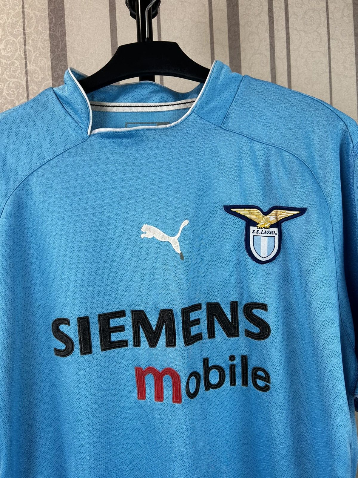Puma Puma Lazio 2001/2002 Vintage Home Soccer Jersey Size M Size US M / EU 48-50 / 2 - 6 Thumbnail
