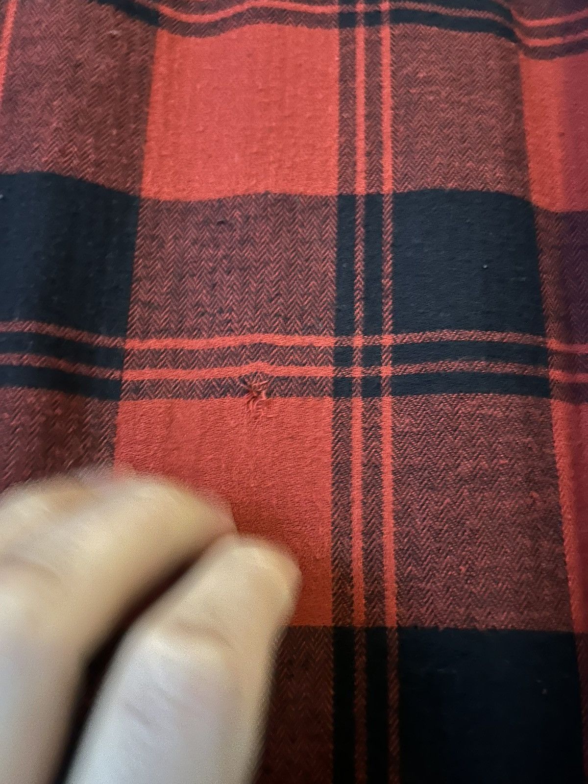 Saint Laurent Paris Saint Laurent red and black checked western shirt in size S Size US S / EU 44-46 / 1 - 10 Thumbnail