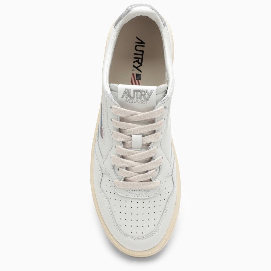 AUTRY o1d2blof0824 Low-Top Trainers in White & Silver Size US 9 / IT 39 - 3 Thumbnail