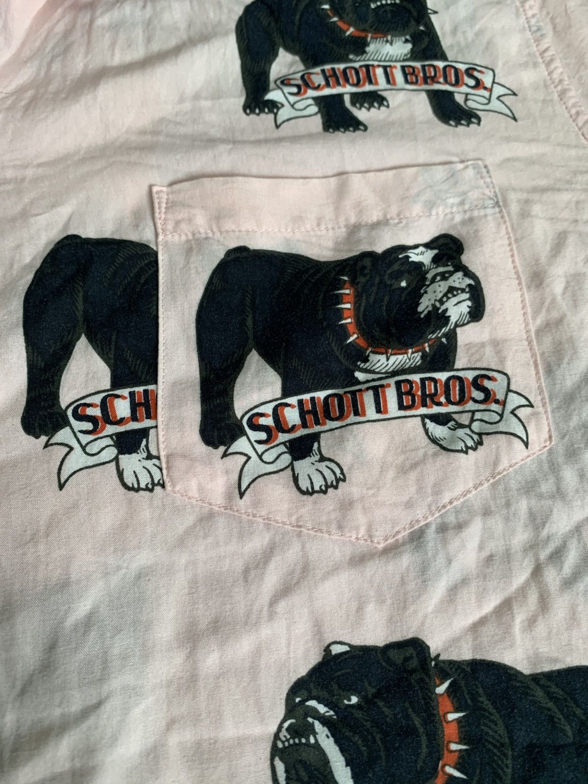 Schott Schott dog print shirt Size US L / EU 52-54 / 3 - 3 Thumbnail