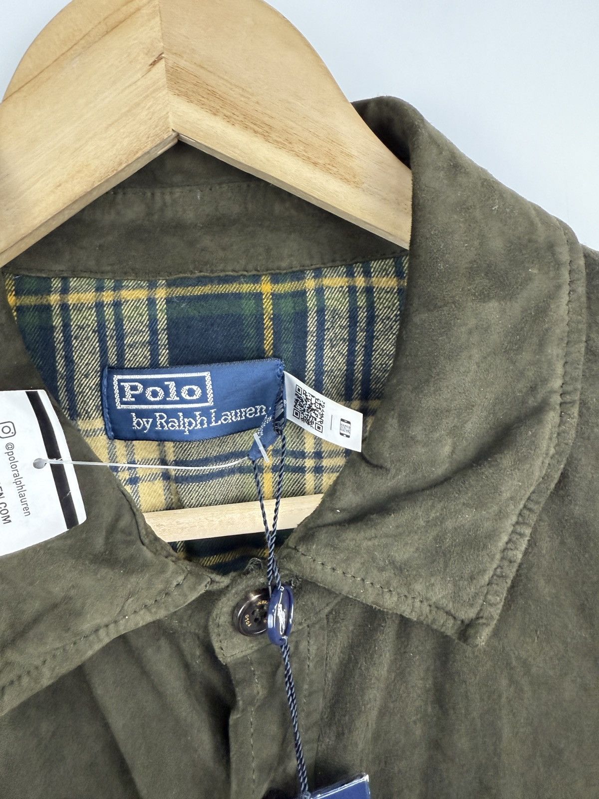 Polo Ralph Lauren 🇺🇸 NEW❗️Ralph Lauren Polo Suede Utility Leather Safari Jacket Size US L / EU 52-54 / 3 - 14 Thumbnail