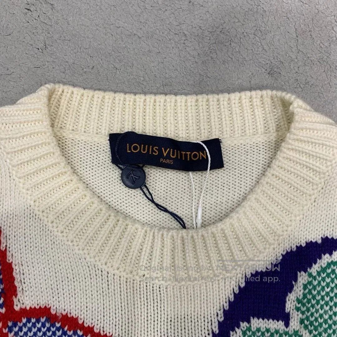 Louis Vuitton louis vuitton colorful round-neck sweater. Size M / US 6-8 / IT 42-44 - 3 Thumbnail