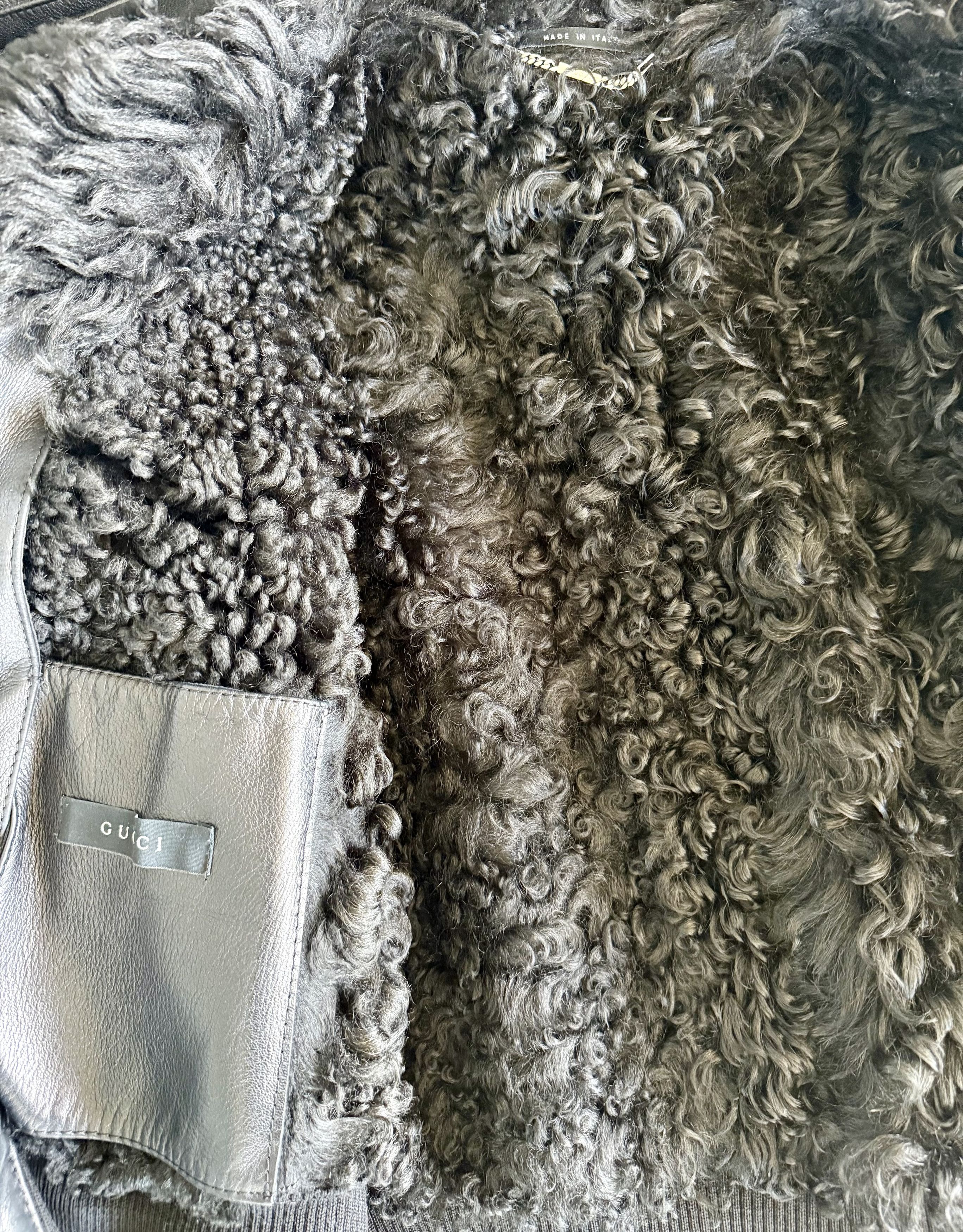 Gucci FW2001 Runway Shearling Jacket Size US S / EU 44-46 / 1 - 5 Thumbnail