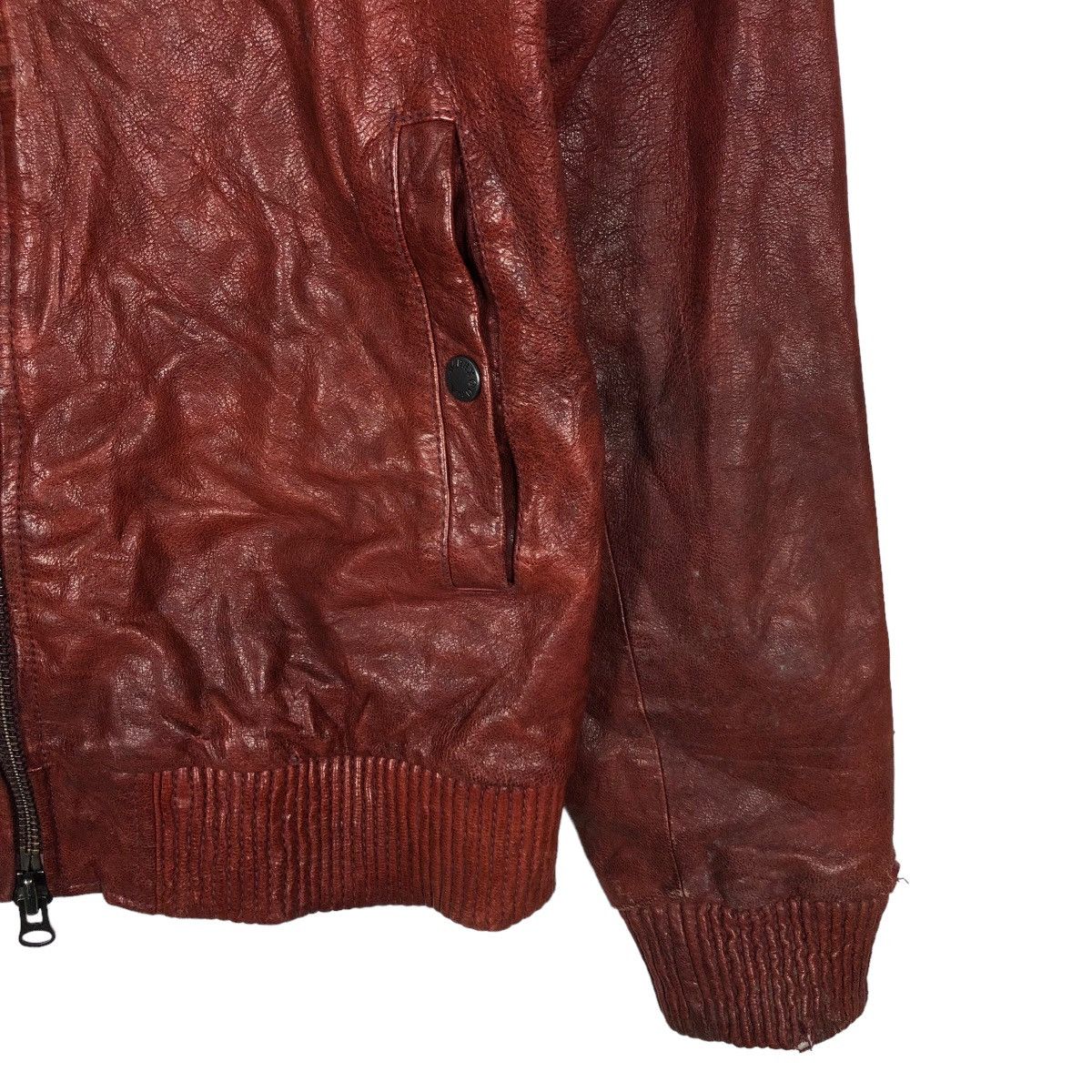 Avirex 🔥90’s VINTAGE GEUINE LEATHER BOMBER JACKET AVIREX USA Size US L / EU 52-54 / 3 - 5 Thumbnail