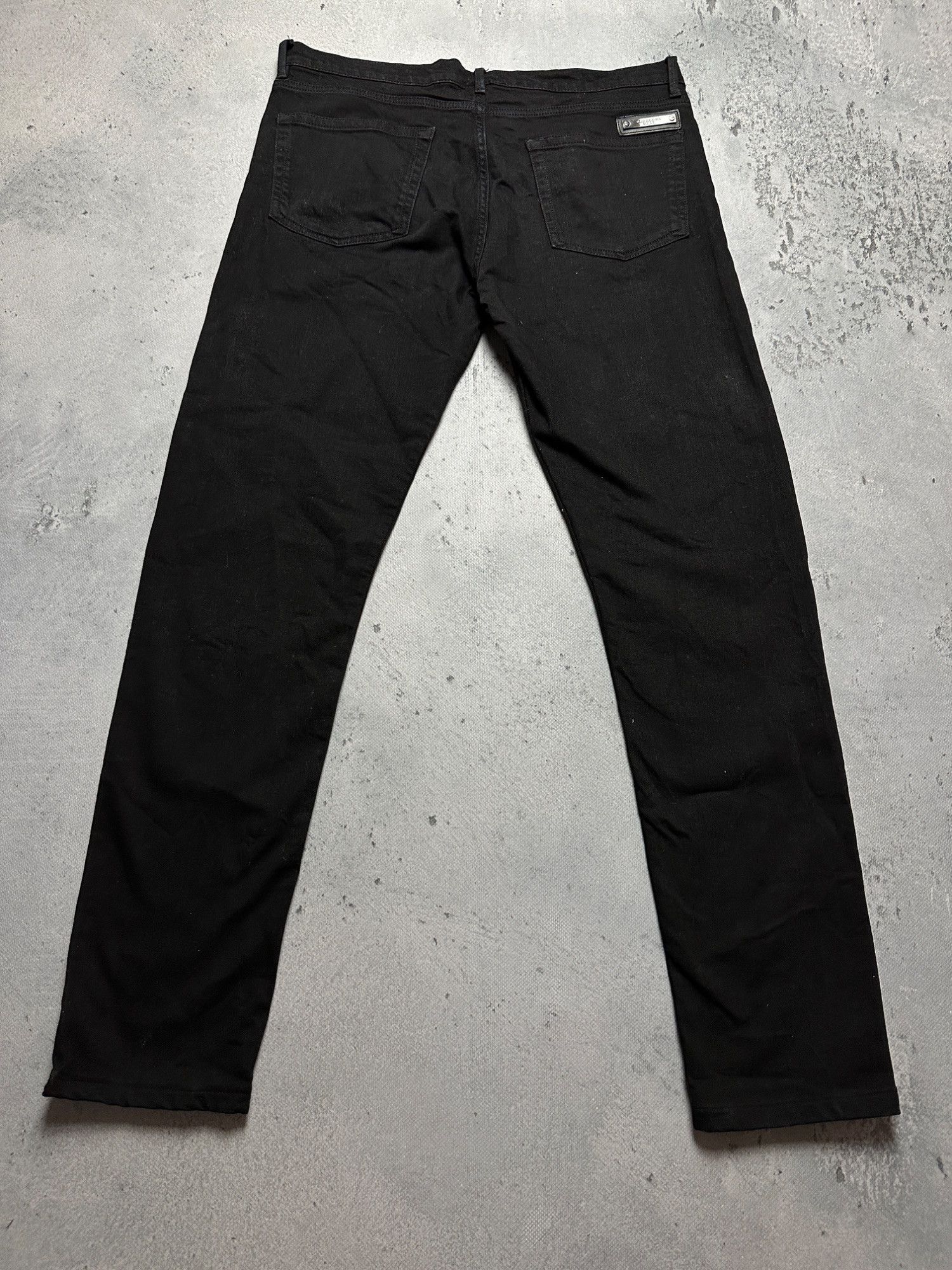 Burberry Burberry Brit Mens Skinny Black Denim Jeans 34W X 34L Cotton Size US 34 / EU 50 - 9 Thumbnail