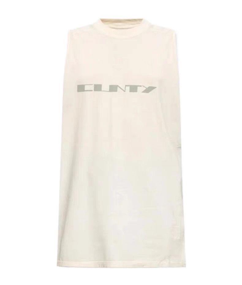 Rick Owens Rick Owens Drkshdw Cunt slogan tank top Size US L / EU 52-54 / 3 - 3 Thumbnail