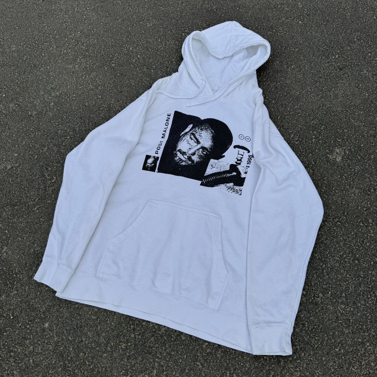 POST&CO Post Malone Posty&Co White Hoodie Merch Rock Rap Hip-hop Size US L / EU 52-54 / 3 - 11 Thumbnail