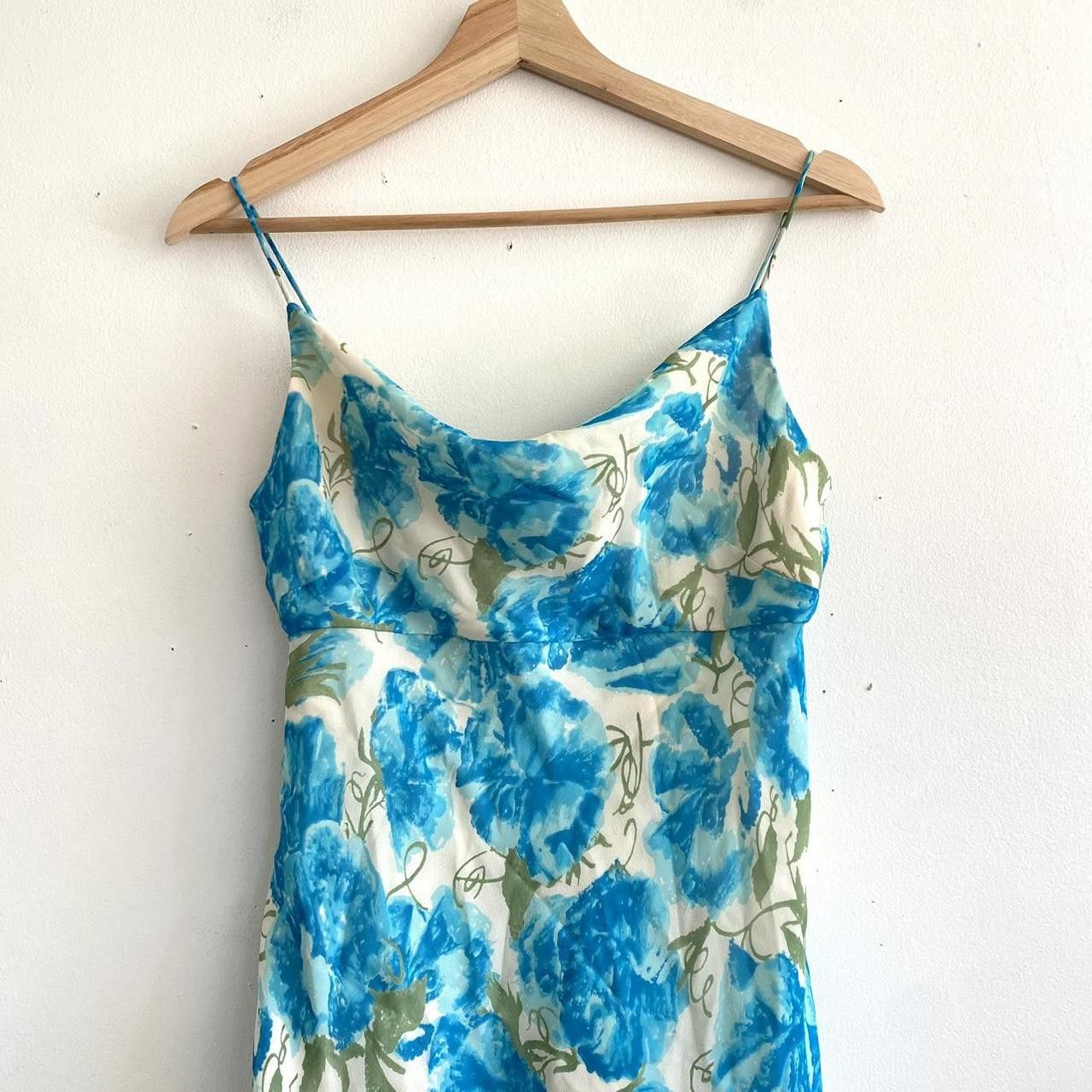 Ann Taylor ANN TAYLOR PETITES BLUE FLORAL Y2K DRESS NWT SIZE 2 Size XS / US 0-2 / IT 36-38 - 3 Thumbnail