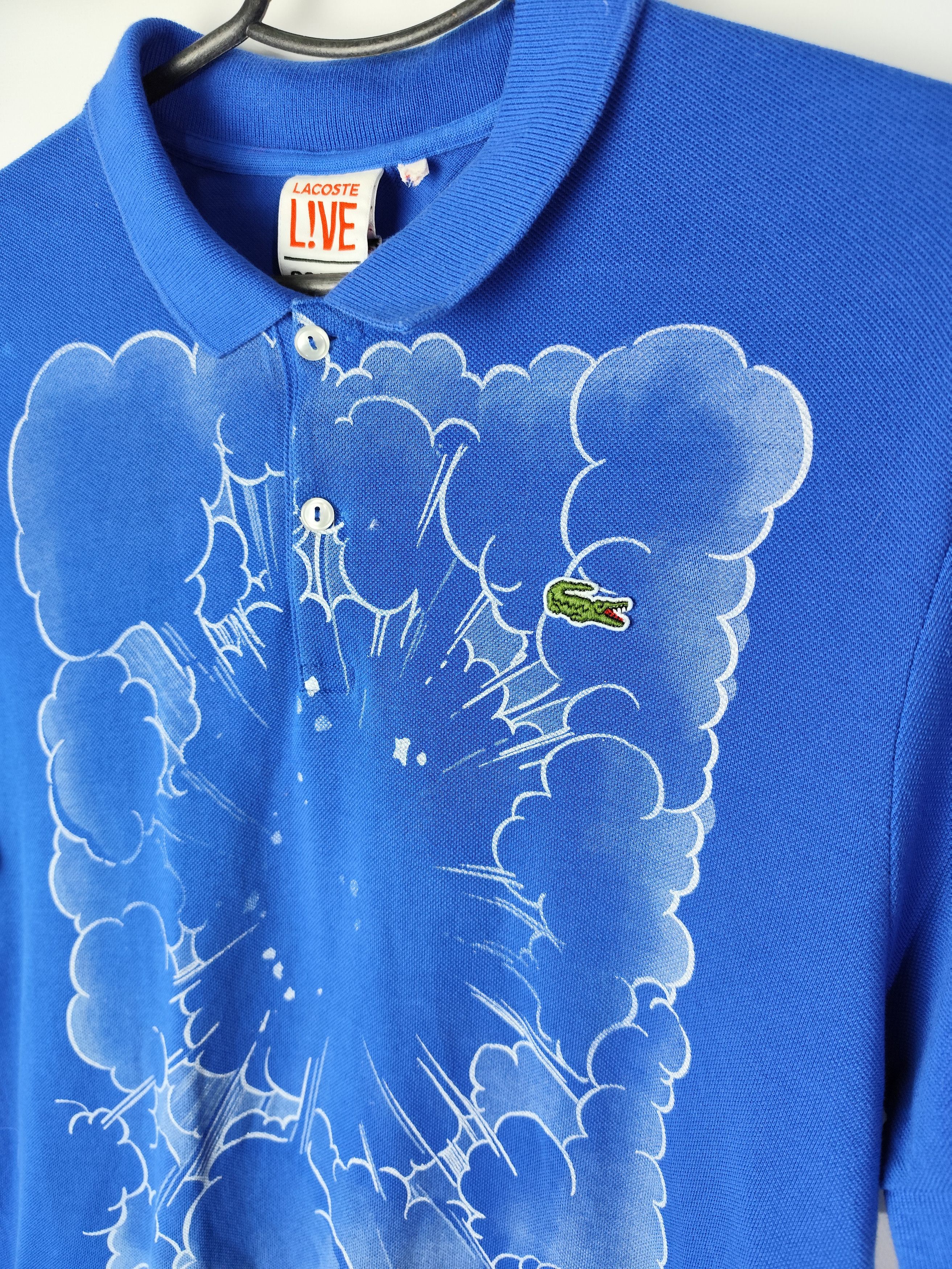 Lacoste Vintage streetwear designer Lacoste LIVE OSAMU TEZUKA Tee Size US M / EU 48-50 / 2 - 2 Thumbnail