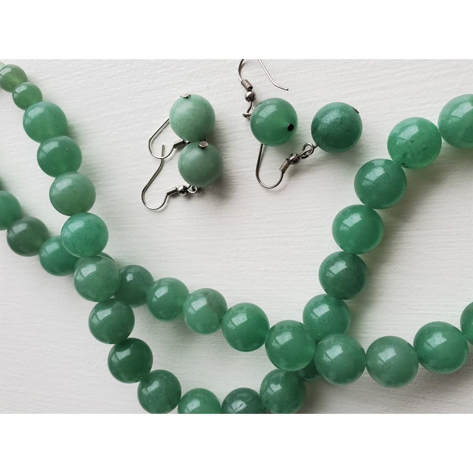 Other Aventurine Necklace & Earring Set Size ONE SIZE - 1 Thumbnail