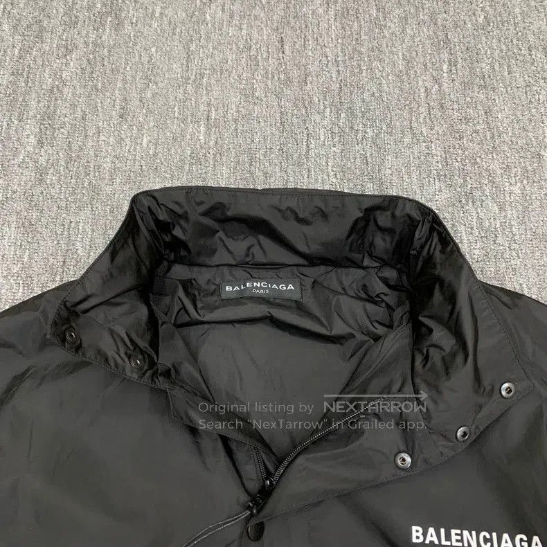 Balenciaga Balenciaga Black Nylon Jacket S. Size US S / EU 44-46 / 1 - 7 Thumbnail