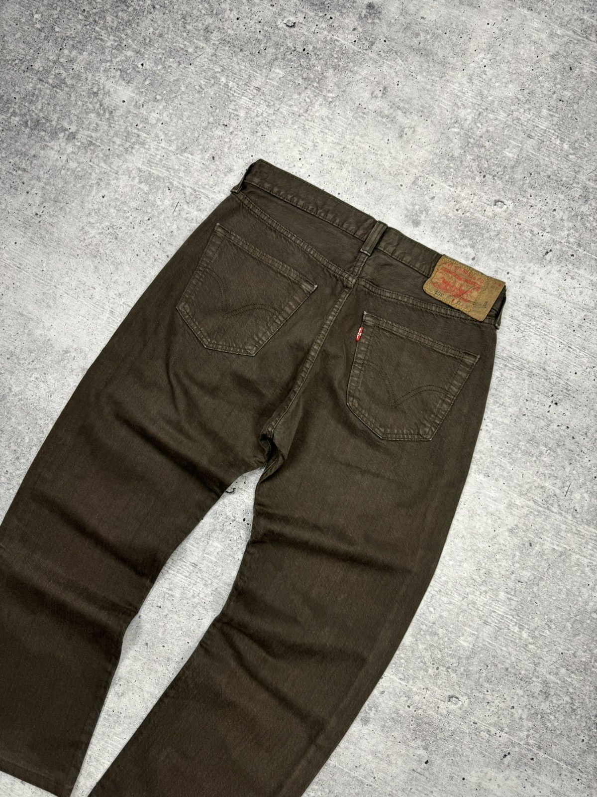 Levi's × Levi's Vintage Clothing × Vintage Vintage Levi’s 501 Rare Brown Denim Jeans Trousers Pants Size US 33 - 14 Thumbnail