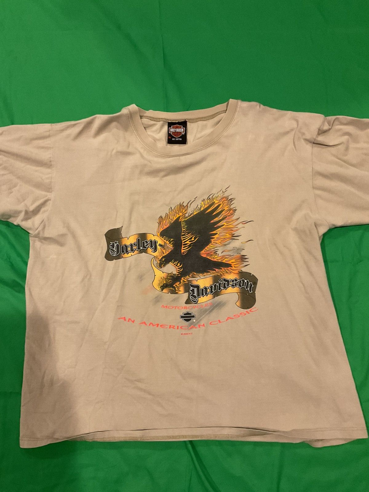 Harley Davidson × Vintage Harley Davidson Big Twin Aruba tee Size US XL / EU 56 / 4 - 1 Thumbnail