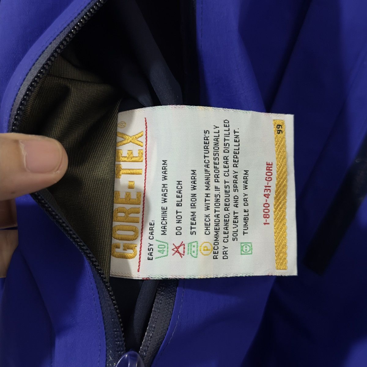 Arc'teryx 90’s Arc’teryx Theta AR Too Blue 24K Gold Gore-Tex Jacket Size US S / EU 44-46 / 1 - 14 Thumbnail