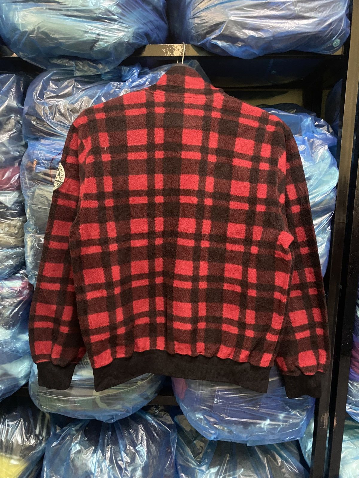 Polo Ralph Lauren VINTAGE Y2K POLO RALPH LAUREN CHECKER 1/4 ZIPPER FLEECE Size US S / EU 44-46 / 1 - 8 Thumbnail