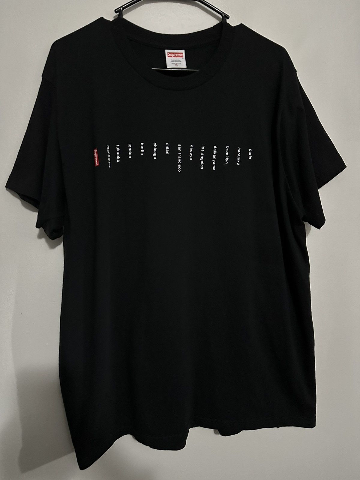 Supreme Supreme Location Tee Size US XL / EU 56 / 4 - 1 Thumbnail