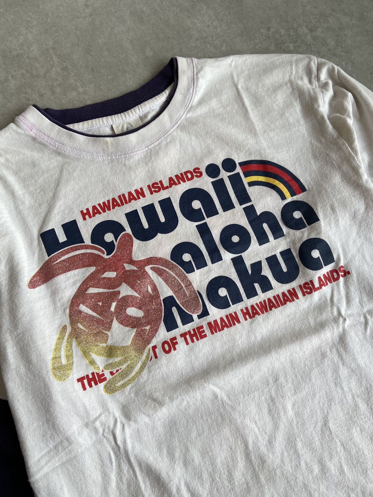 If Six Was Nine HAWAIIAN ISLAND ALOHA DOUBLE LAYER LONGSLLEVE Size US M / EU 48-50 / 2 - 2 Thumbnail