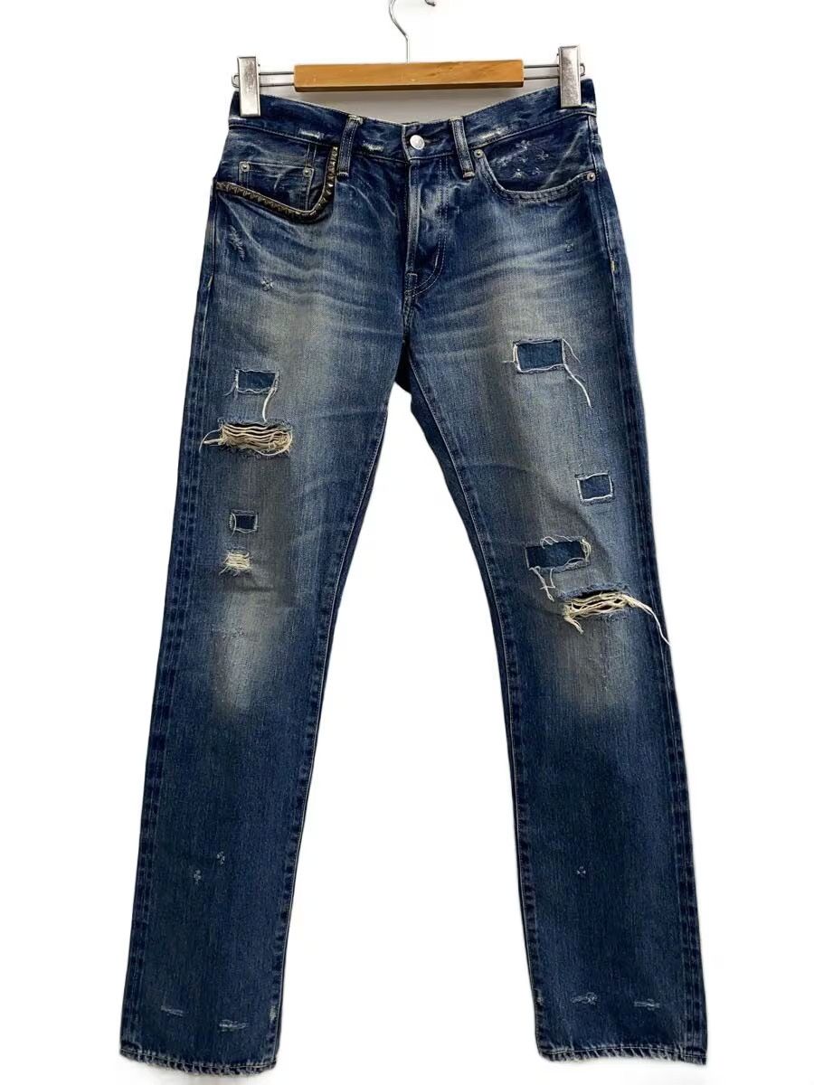 Hysteric Glamour Distressed Patchwork Denim Jeans Size US 30 / EU 46 - 1 Thumbnail