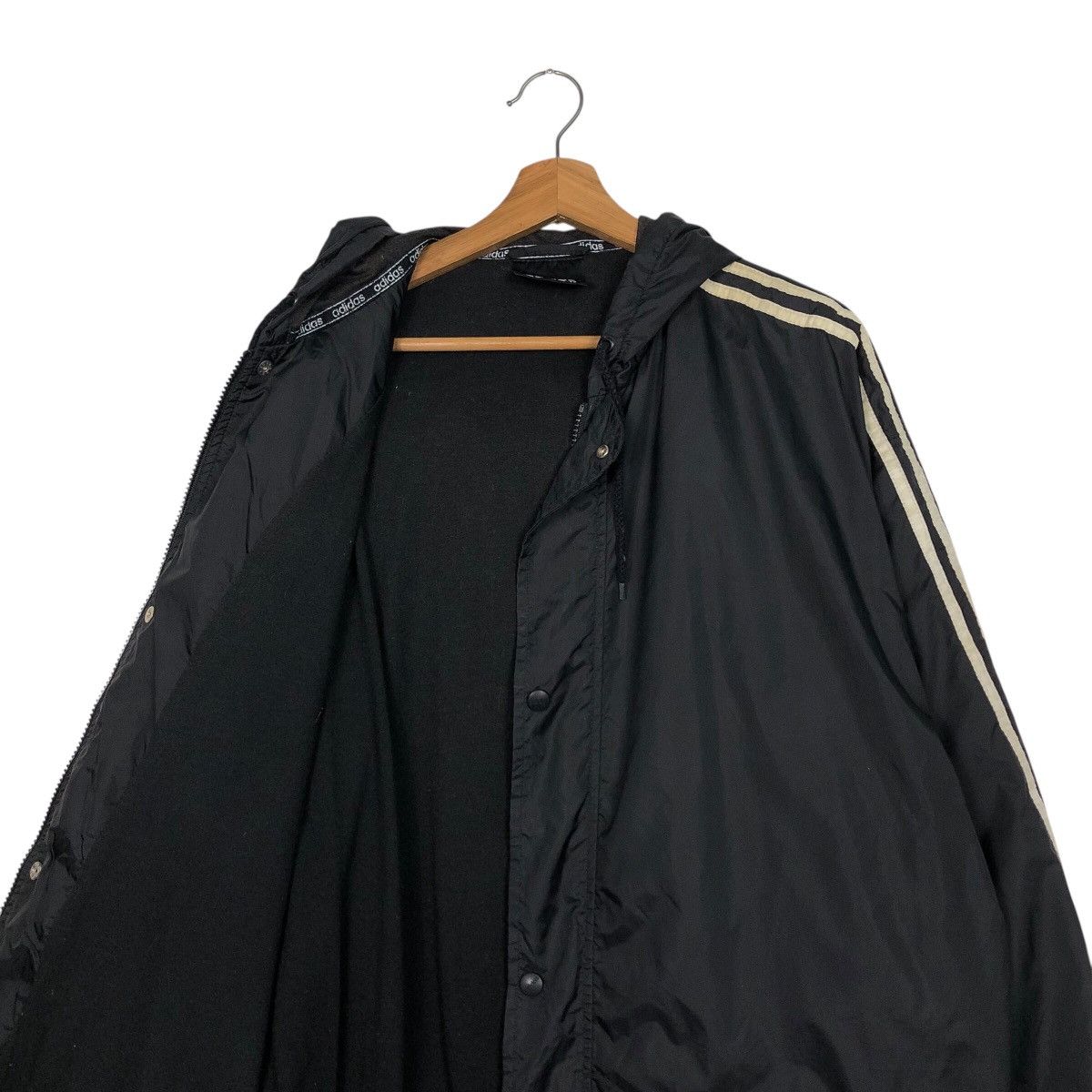Adidas 📌Vintage Bomber Light Jacket Rich Black Adidas Size US L / EU 52-54 / 3 - 14 Thumbnail