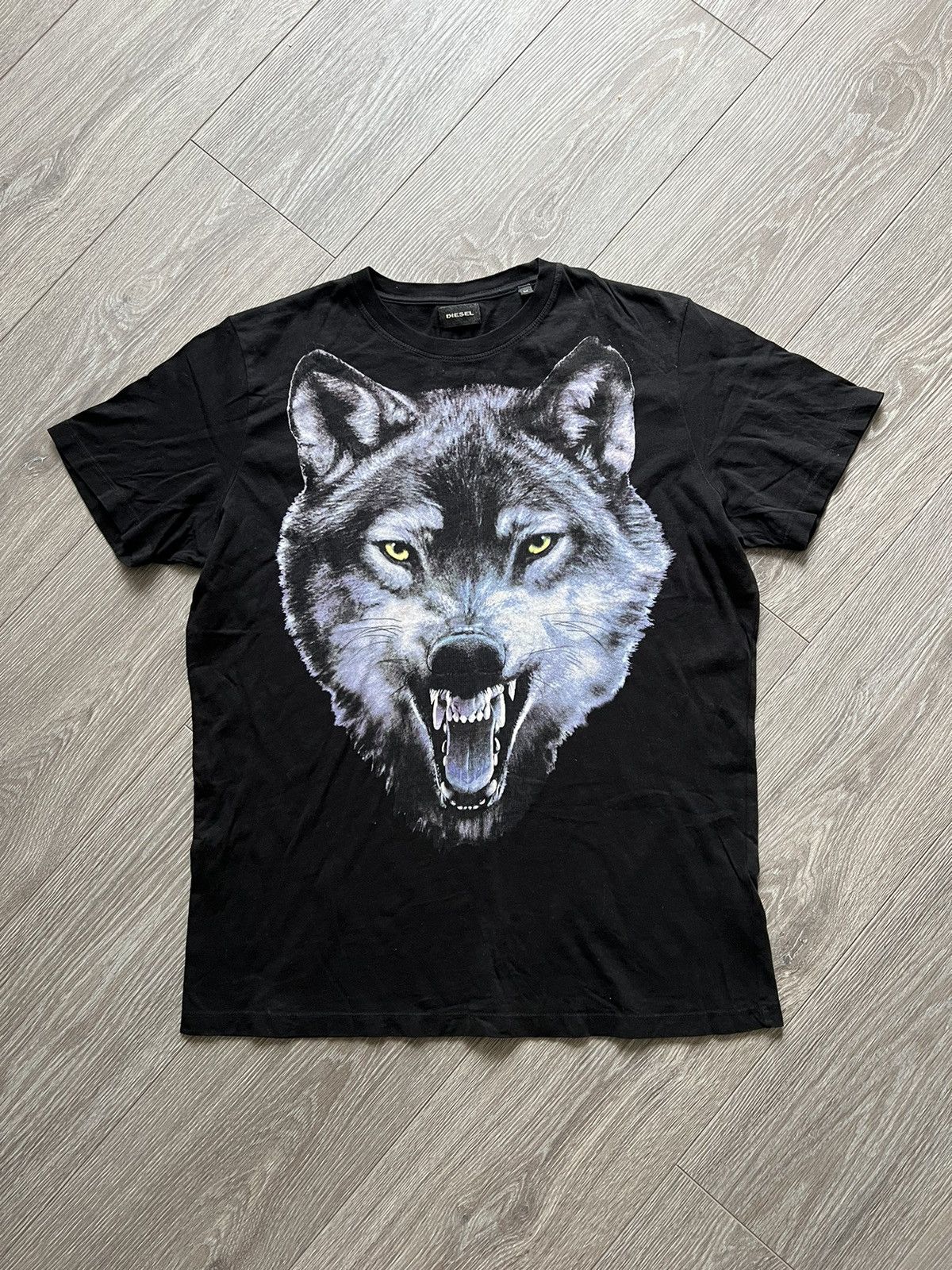 Diesel t 2024 shirt wolf