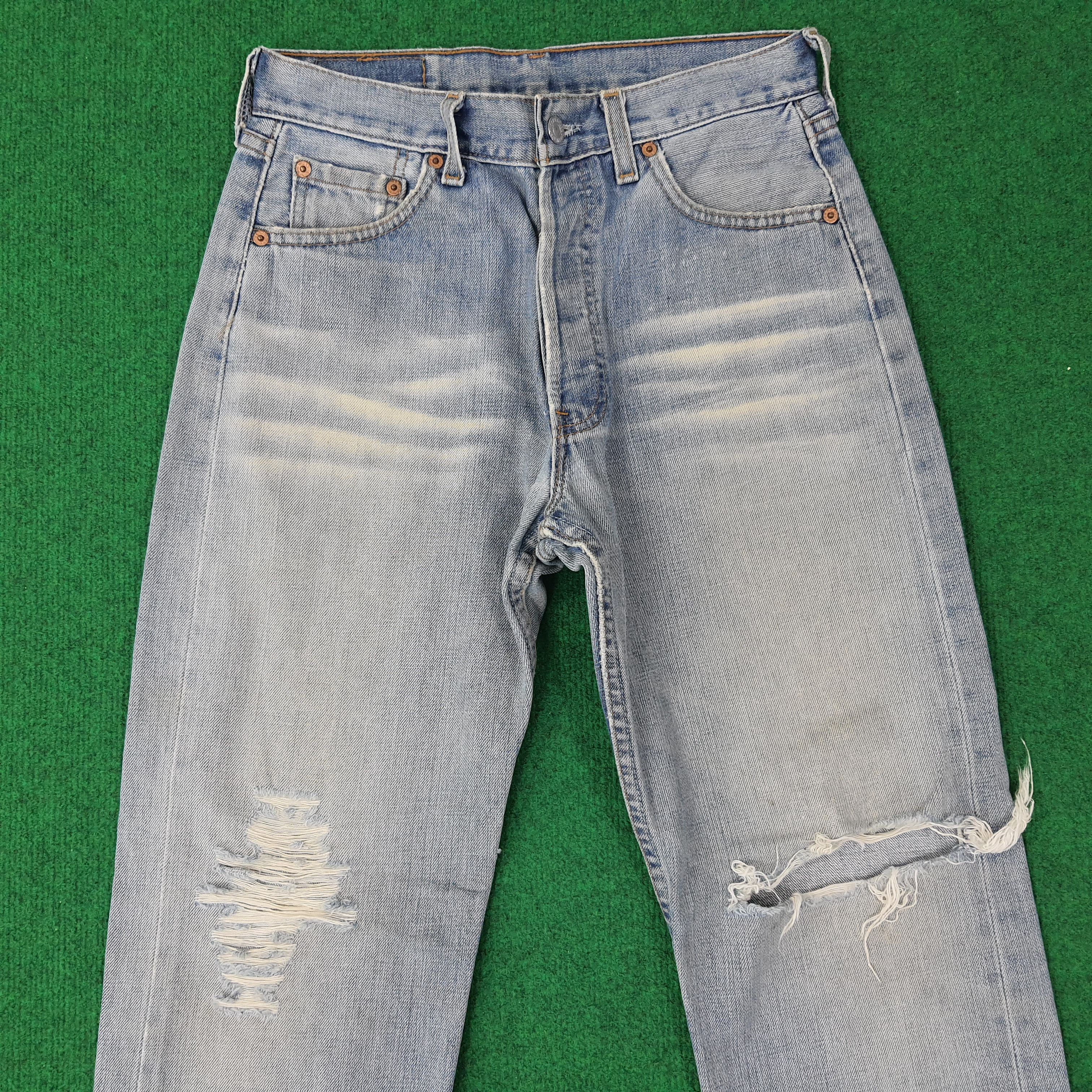 Levi's Vintage Levi's 501 Distressed Style Jeans C228N35 Size US 28 / EU 44 - 2 Thumbnail