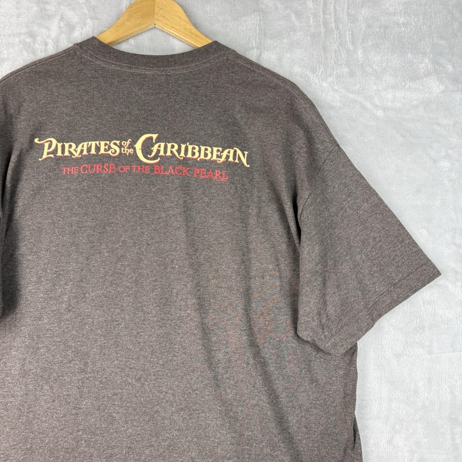 Disney VTG Pirates of the Caribbean Skull T Shirt Mens XL Disney Size US XL / EU 56 / 4 - 8 Thumbnail