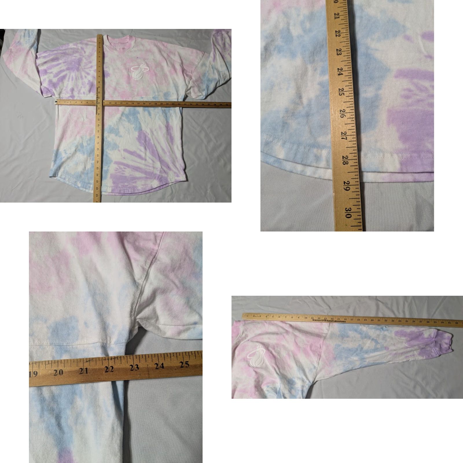 ESPIRIT MIAMI HEAT Spirit Jersey x Court Culture Shirt Adult Small Pastel Tie Dye Cotton Jersey Size US S / EU 44-46 / 1 - 8 Thumbnail