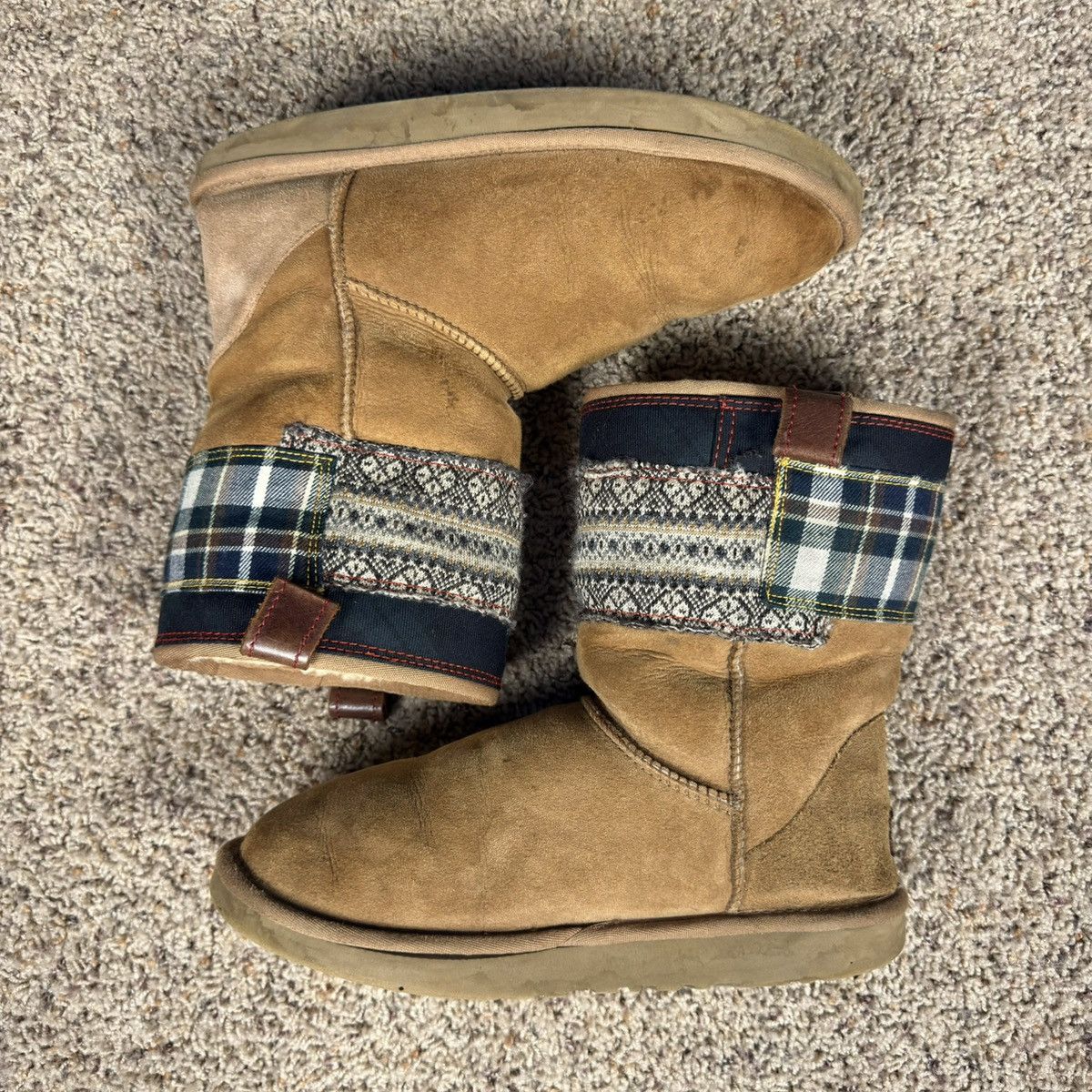 Junya Watanabe × Ugg AW13 Junya Watanabe Patchwork Plaid UGG Boots Size US 9 / EU 42 - 3 Thumbnail