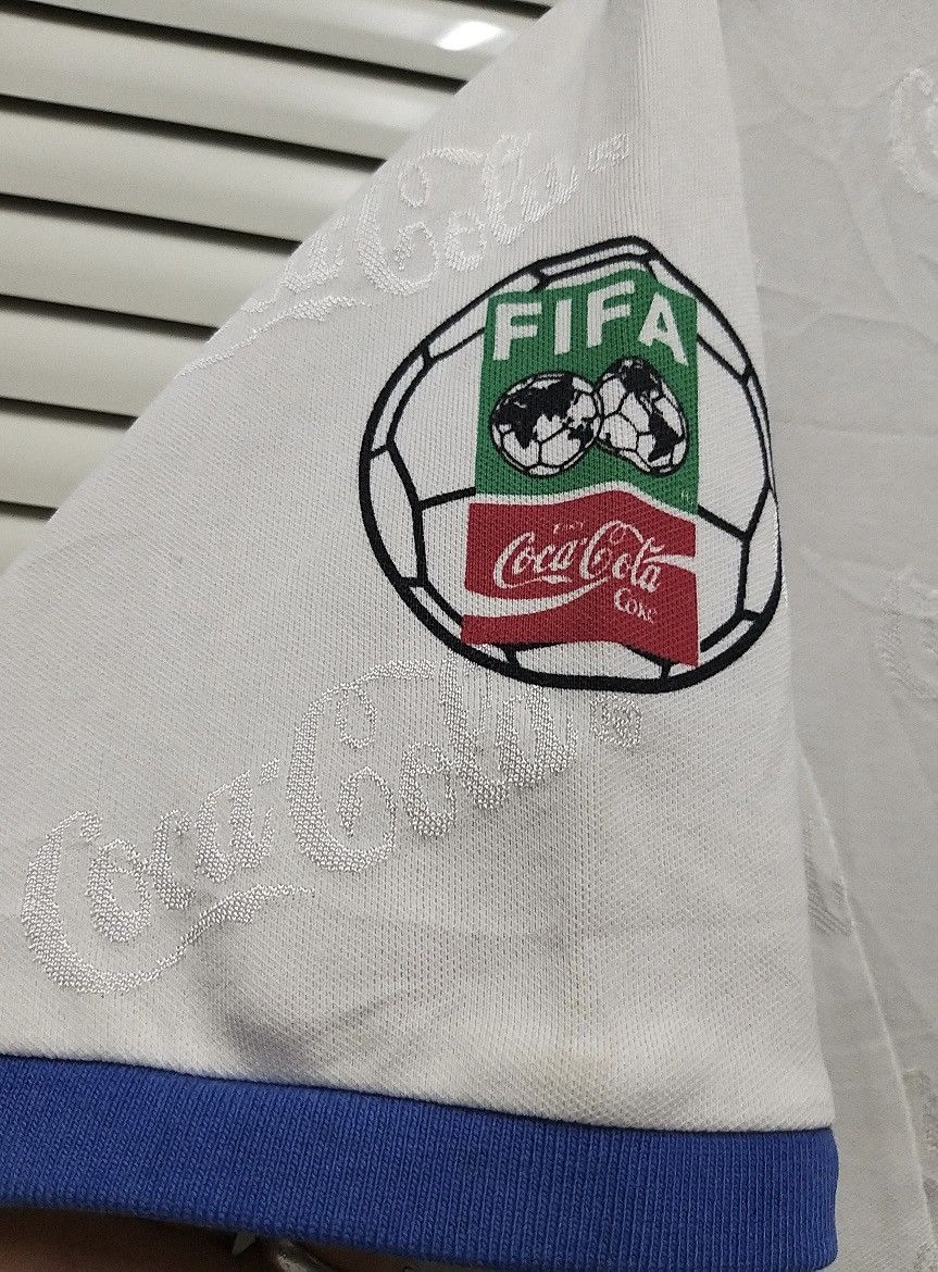 Coca Cola RARE🔥VINTAGE 90'S COCA COLA FIFA SAWAYAKA CUP 1996 JERSEY Size US M / EU 48-50 / 2 - 4 Thumbnail