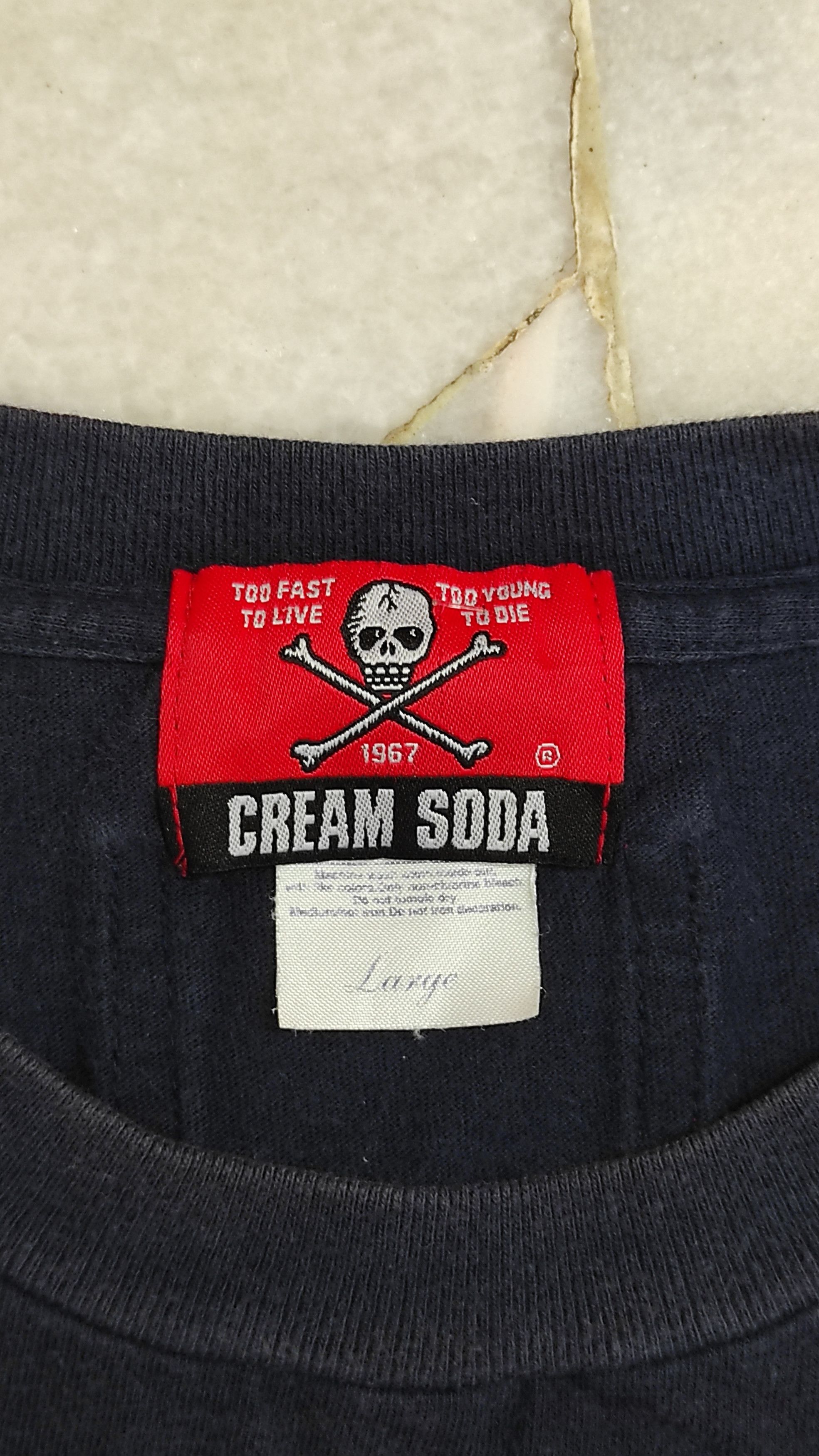 Japanese Brand Ss2007 CREAM SODA ANNIVERSARY TEE Size US L / EU 52-54 / 3 - 3 Thumbnail