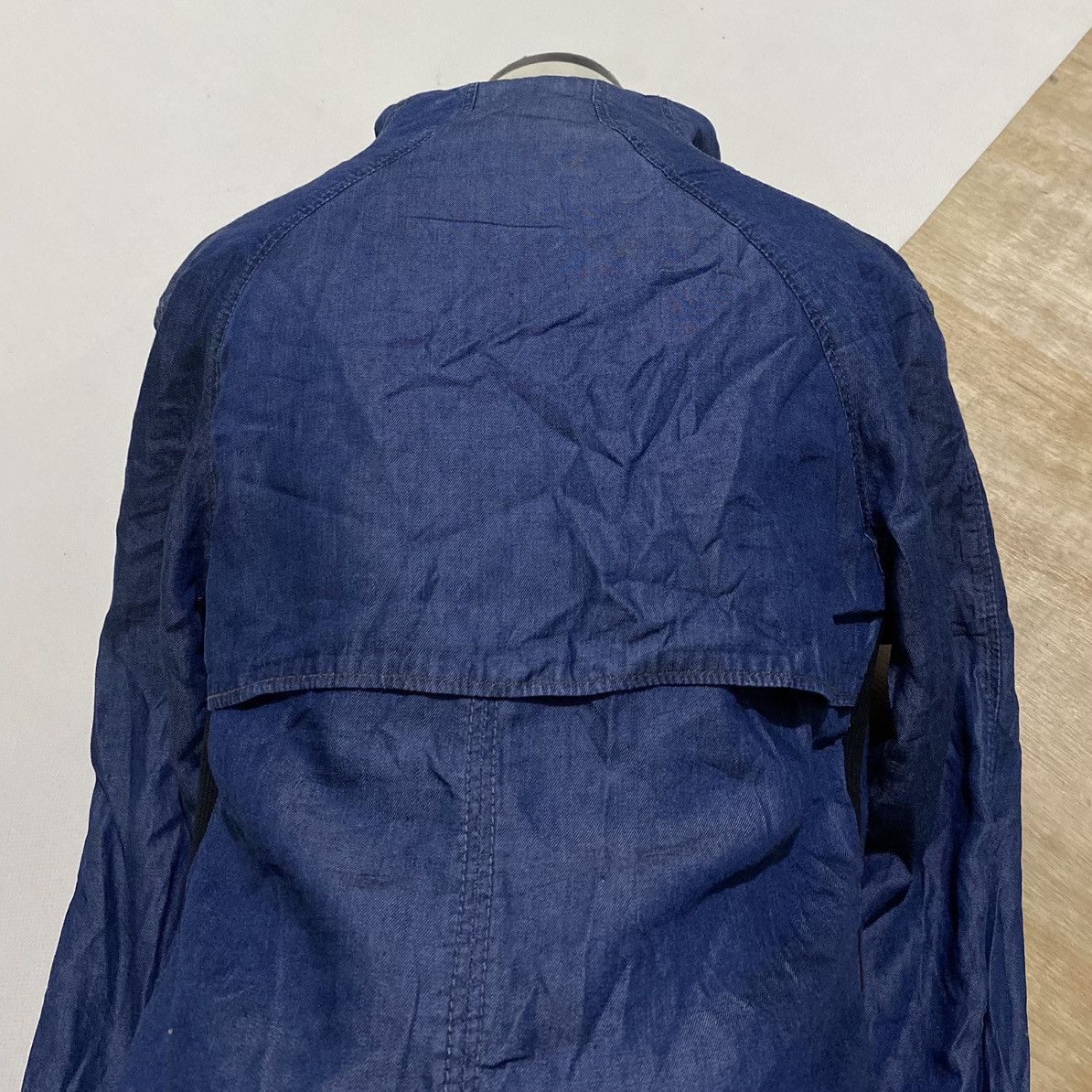Helmut Lang Helmut lang silky denim moto jacket Size M / US 6-8 / IT 42-44 - 4 Thumbnail