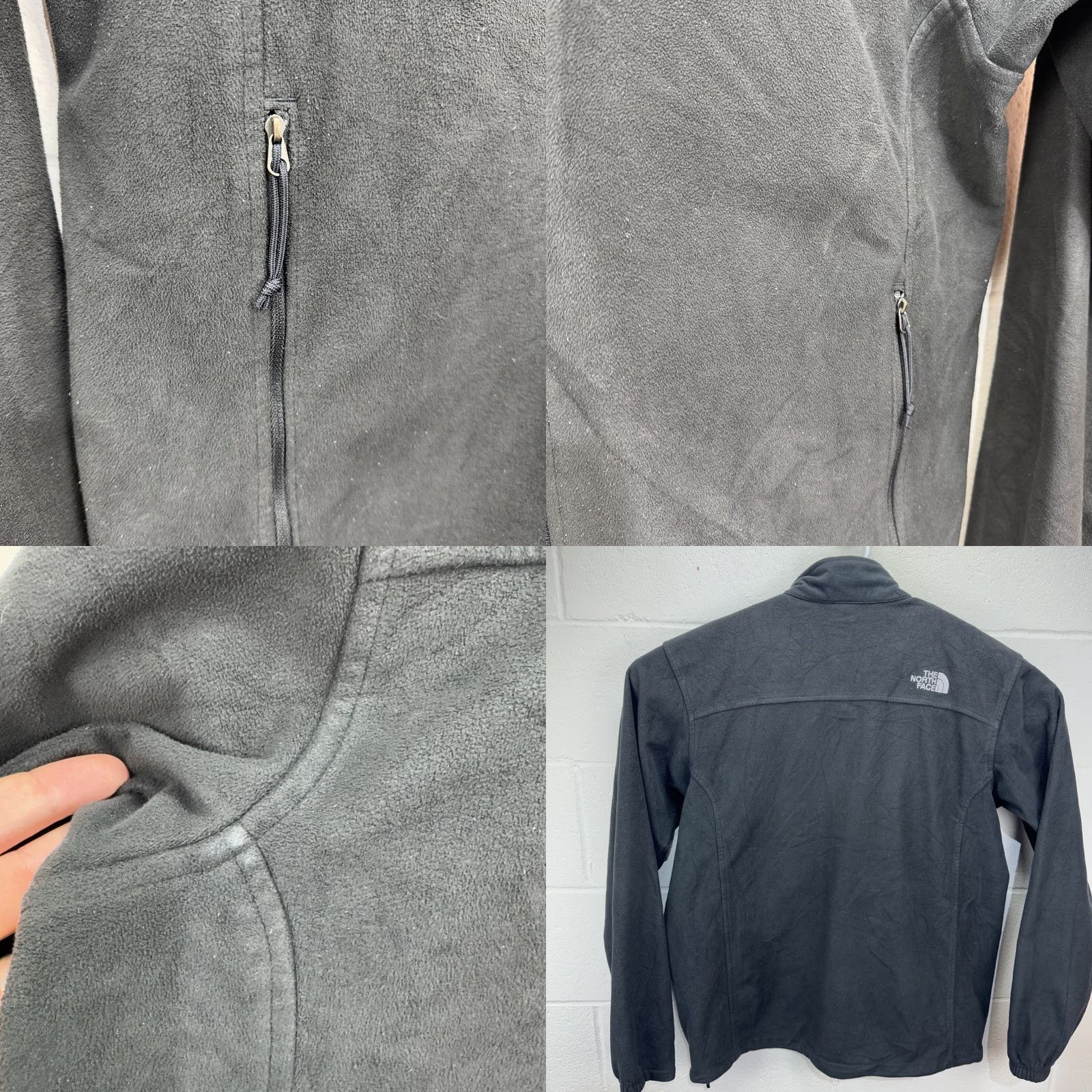 The North Face The North Face Windwall Jacket Mens L Black Bomber Windproof Fleece Mid-Length Zipper Logo Embroidered Gorpcore Size US L / EU 52-54 / 3 - 9 Thumbnail