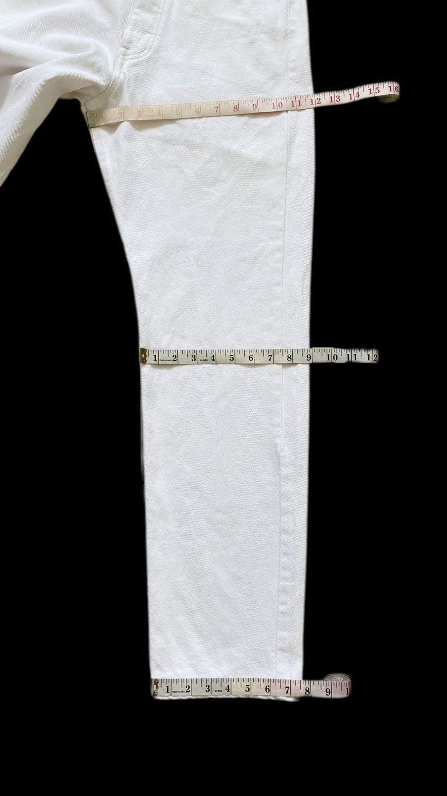 Y's Vintage Iwish Y’s Bis Yohji Yamamoto Crisp White Jeans Size US 28 / EU 44 - 9 Thumbnail
