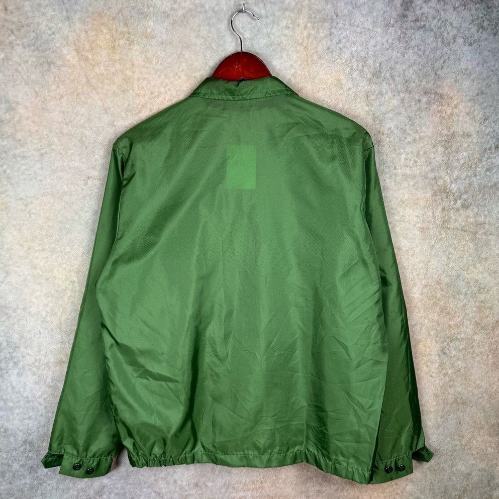Vintage VTG 70s Racing Full Zip Jacket Mens Sz M Green Patch Size US M / EU 48-50 / 2 - 3 Thumbnail