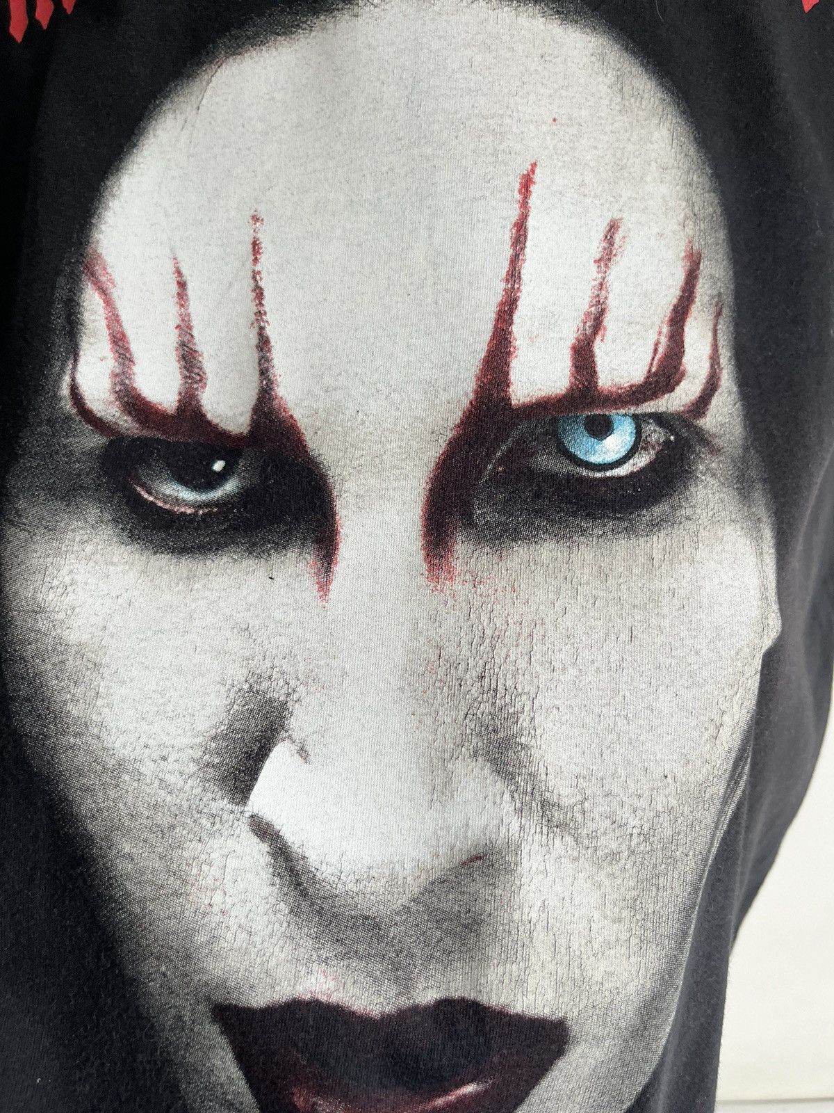 Marilyn Manson × Vintage Vintage Marilyn Manson big face tee Size US M / EU 48-50 / 2 - 2 Thumbnail