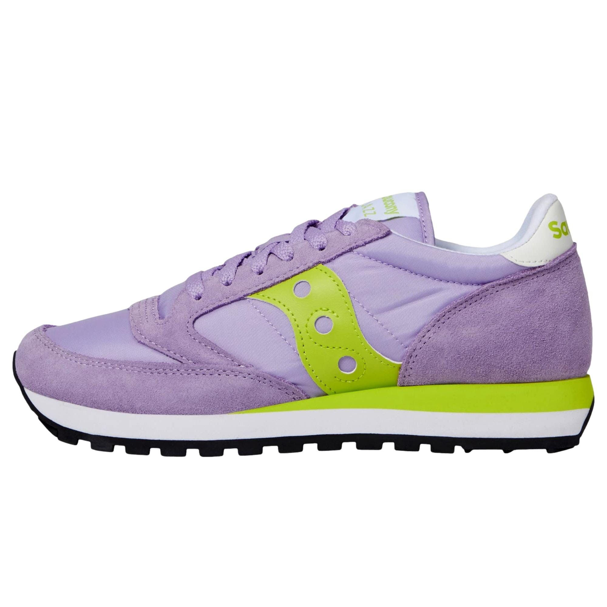 Saucony Jazz Original Violet / Lime S1044-671 Size US 5 / IT 35 - 1 Thumbnail