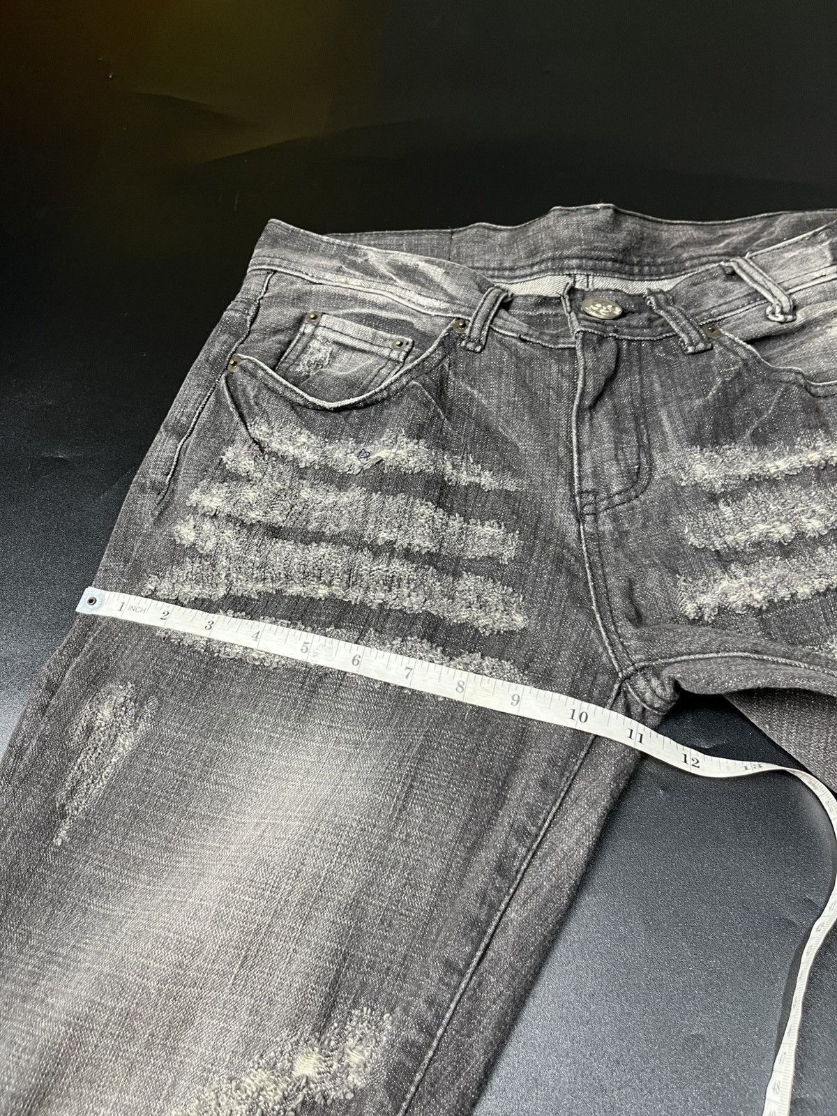 If Six Was Nine × Japanese Brand × Le Grande Bleu (L.G.B.) Japanese Flared Soldberry Distressed punk Jeans Size US 32 / EU 48 - 15 Thumbnail