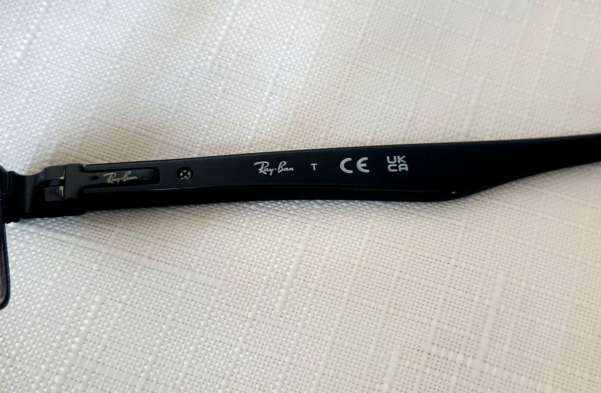 Designer × RayBan Ray-Ban Eyeglasses RB 6238 2509 Polished Black Square Frame Size ONE SIZE - 8 Thumbnail