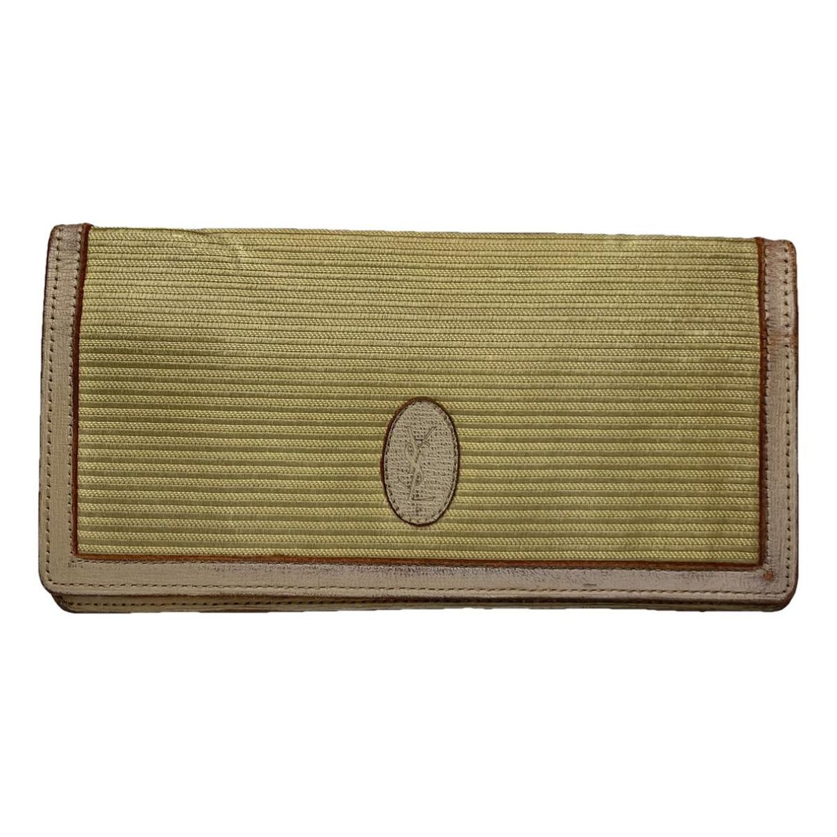 Yves Saint Laurent Beige Leather Wallet Size ONE SIZE - 1 Thumbnail