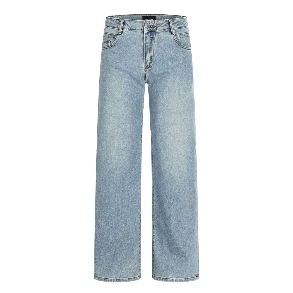 Jean Men's loose retro American washed distressed casual jeans Size US 32 / EU 48 - 1 Thumbnail