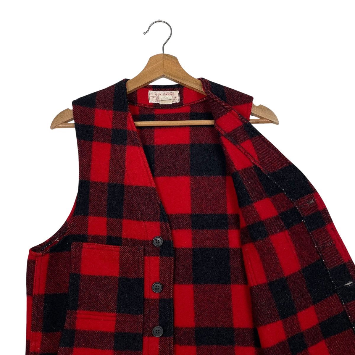 Filson Vintage 80s Filson Mackinaw Tartan Vest Size US S / EU 44-46 / 1 - 10 Thumbnail