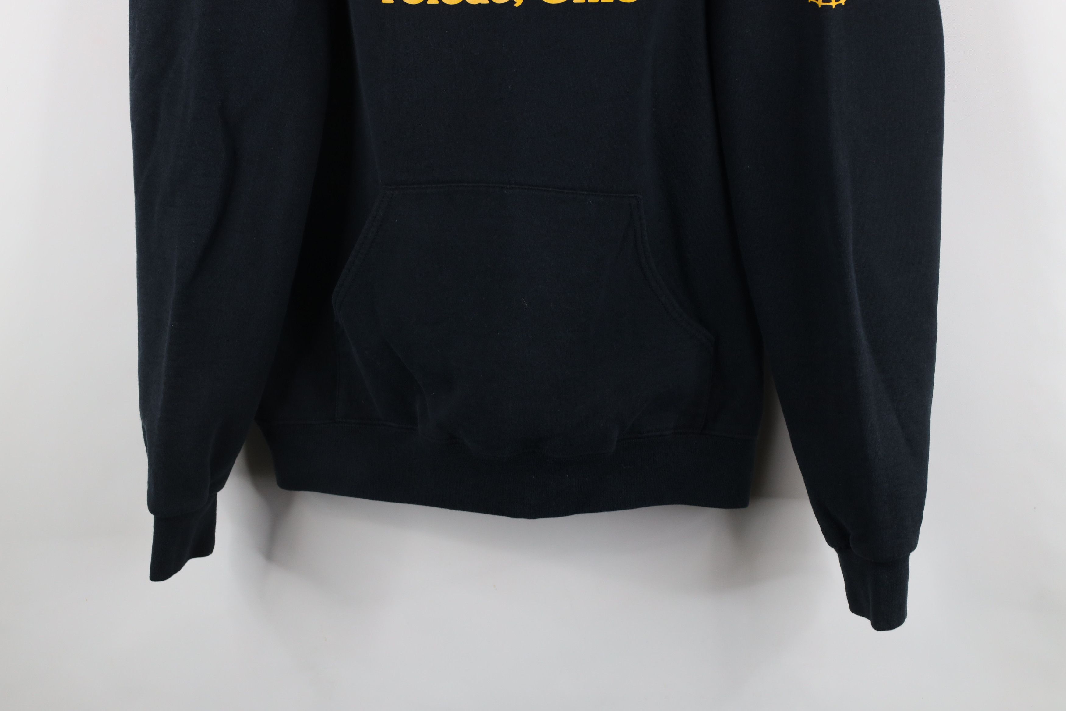 Vintage Vintage 90s UAW Jeep Toledo Ohio Hoodie Sweatshirt Black USA Size US XL / EU 56 / 4 - 3 Thumbnail