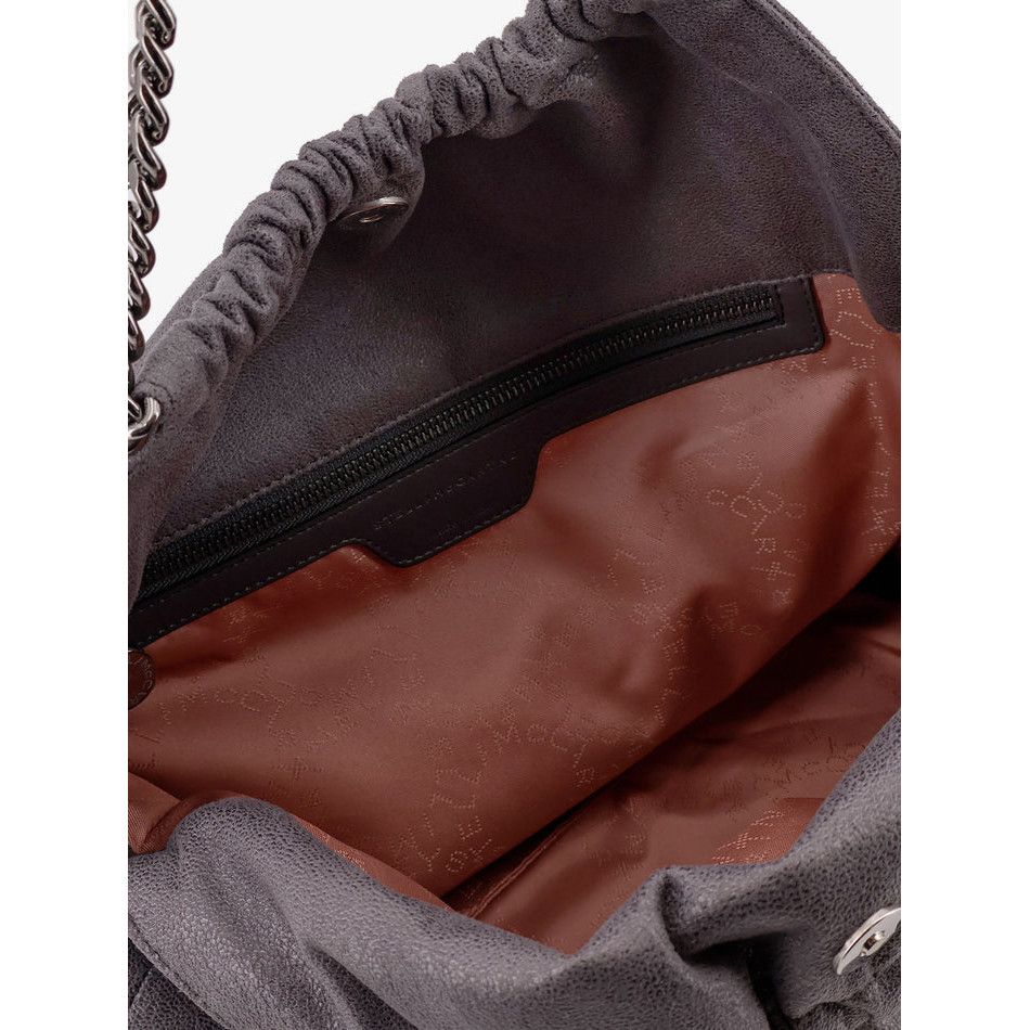 Stella McCartney STELLA MCCARTNEY Falabella Drawstring Gray Shoulder Bag New/ Size ONE SIZE - 4 Thumbnail