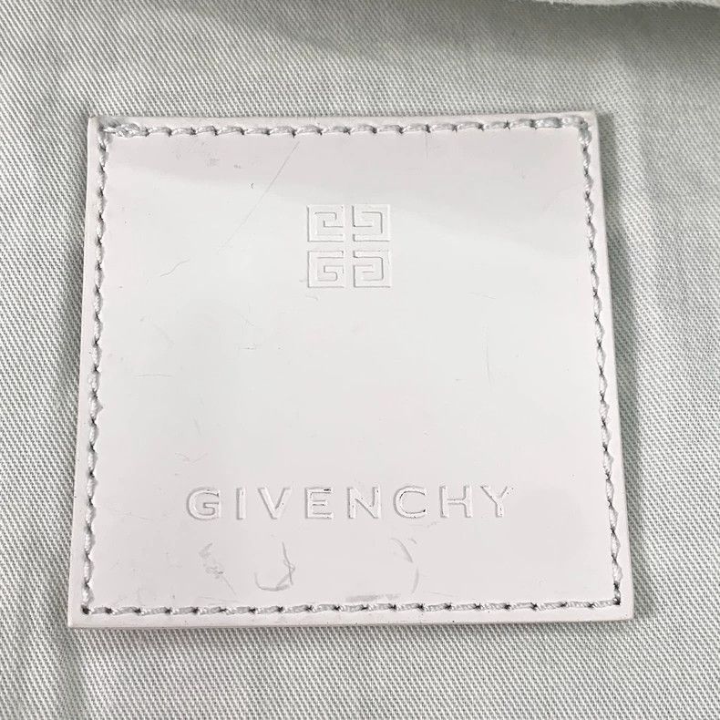Givenchy Givenchy Blue Logo Jacquard Full Print Cotton Collar Long Size US S / EU 44-46 / 1 - 6 Thumbnail