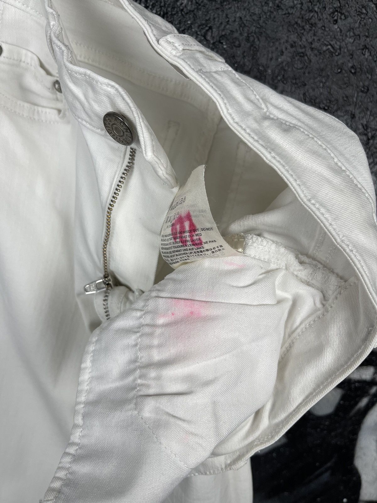 Acne Studios Acne Studios Skinny 5 Optic White Denim Jeans WMNS Size 26 Size 26" / US 2 / IT 38 - 9 Thumbnail