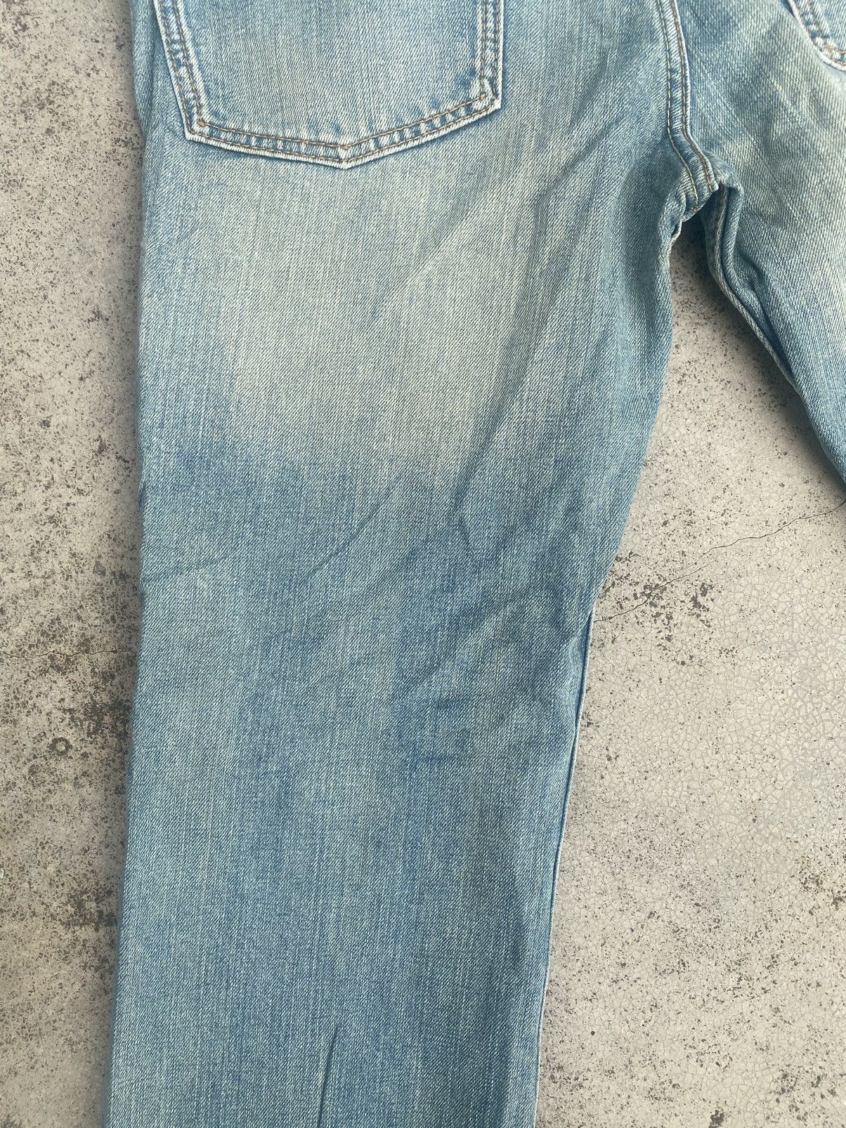 Japanese Brand Flare Jeans Denim Craft Faded Distressed Bootcut Size US 32 / EU 48 - 18 Thumbnail